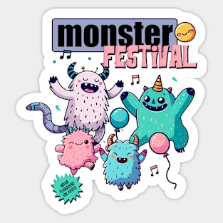 Monster Festival Sticker